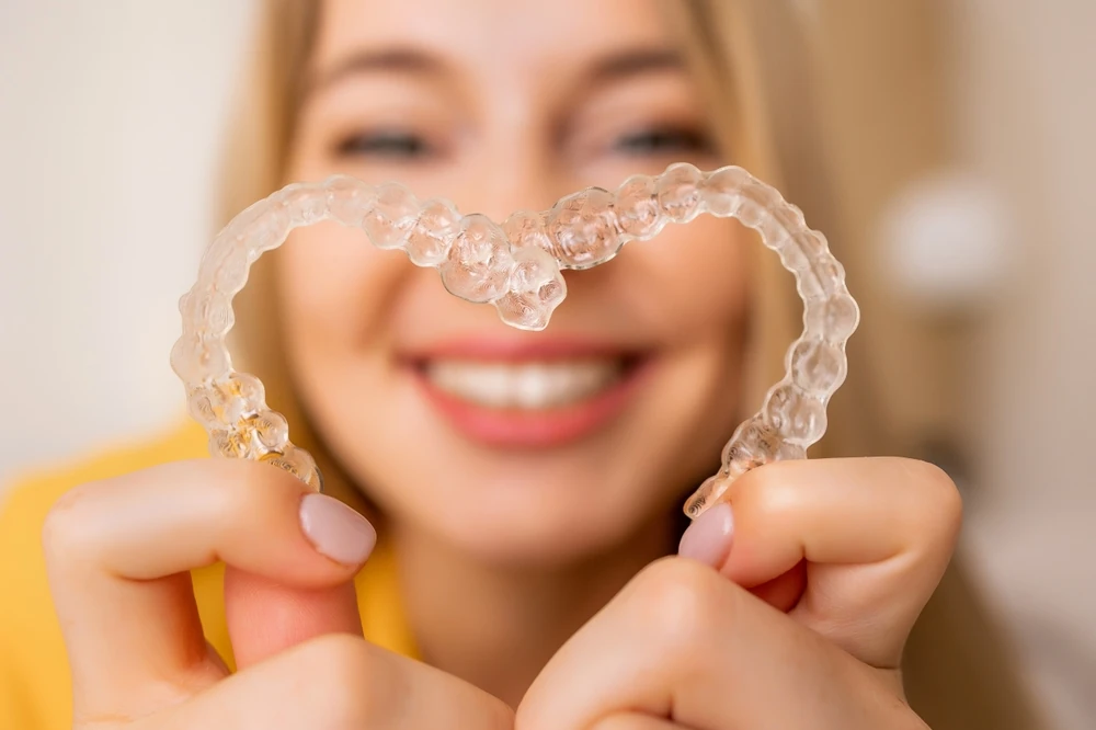 Invisalign clear aligner treatment